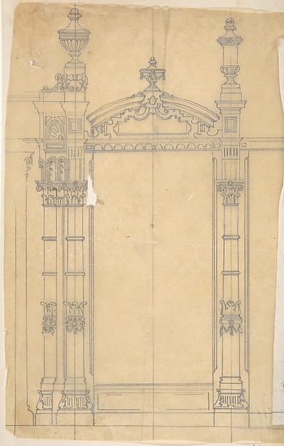 Anonymous, British, 19th century, Design for Grate