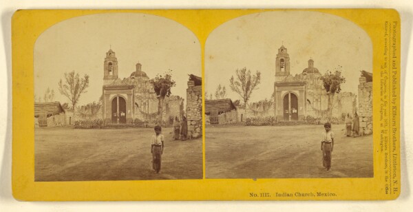 Benjamin West Kilburn, Indian Church, Mexico.