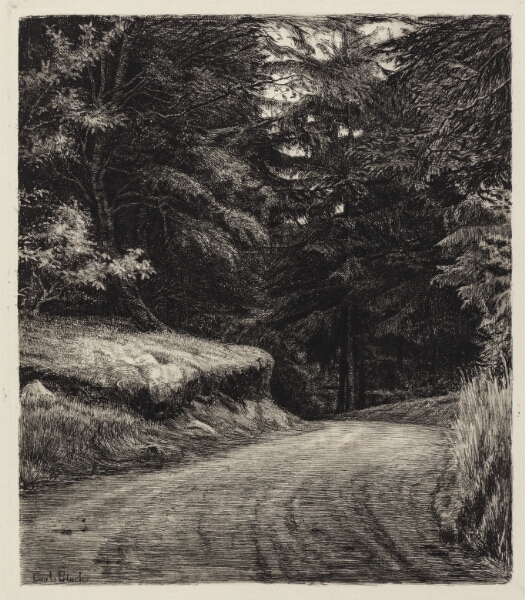 Carl Bloch, Vejen i Granskoven