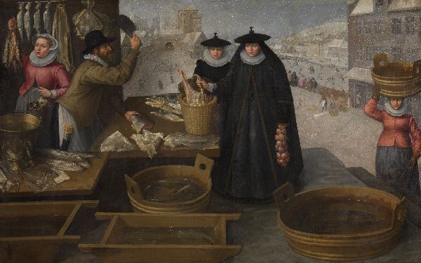 Frederik van Valckenborch, Fish Market