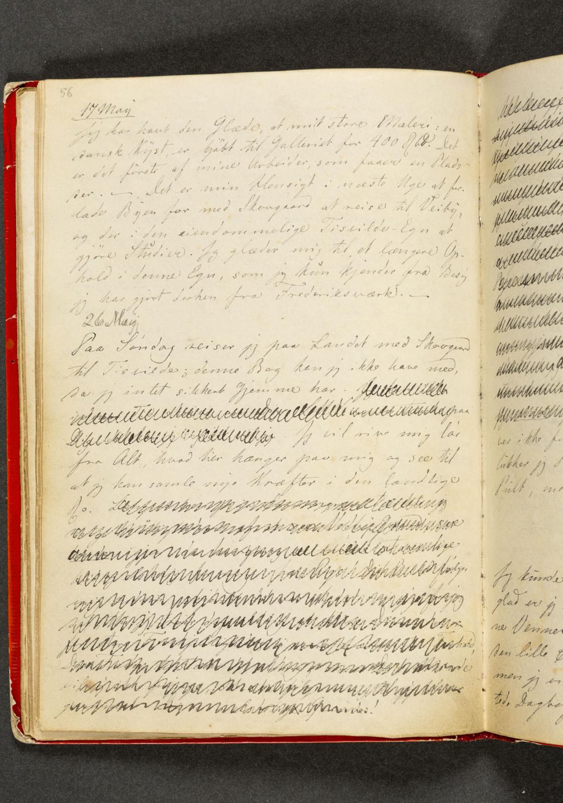 Johan Thomas Lundbye, Dagbog. Side 56