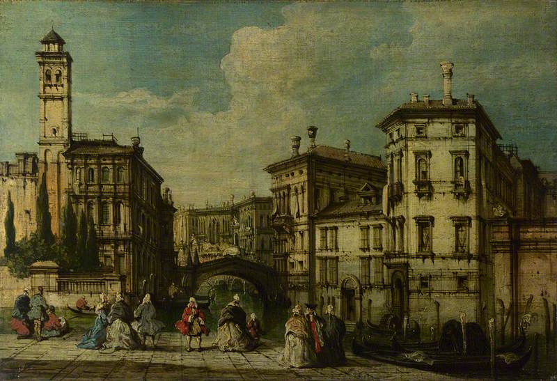 Francesco Guardi, Venice: Entrance to the Cannaregio
