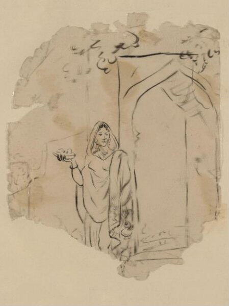 Unknown, One of forty-five drawings of Muharram scenes, occupations, festivals and ceremonies.