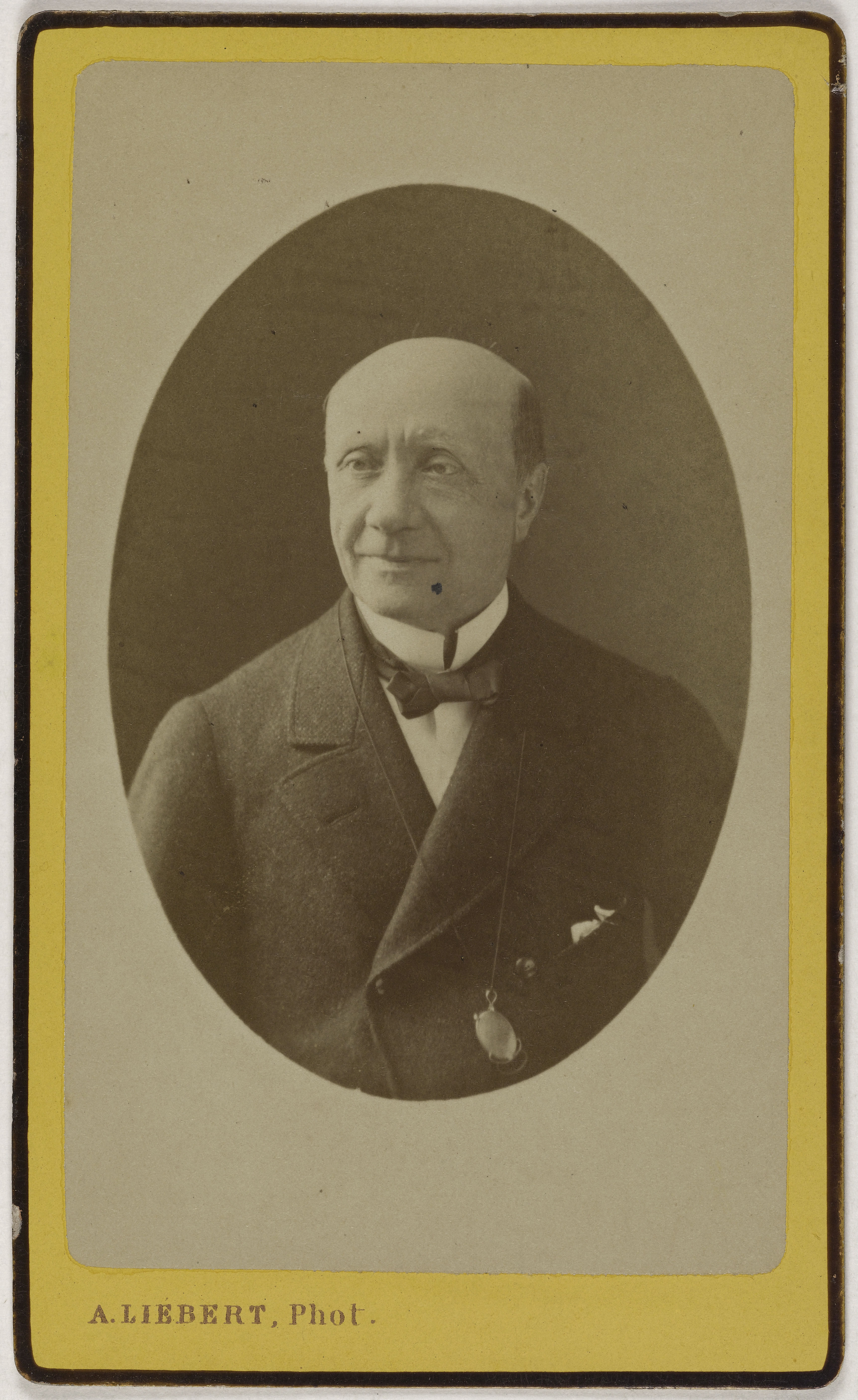 Alphonse Liébert, Portrait de Léopold Ernest Delannoy (1817-1888), (acteur)