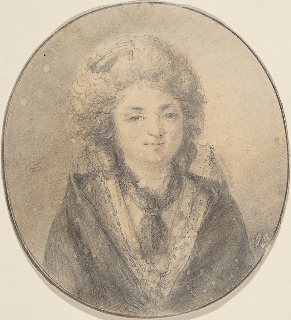 Anonymous, French, 18th century, Bust of a Woman