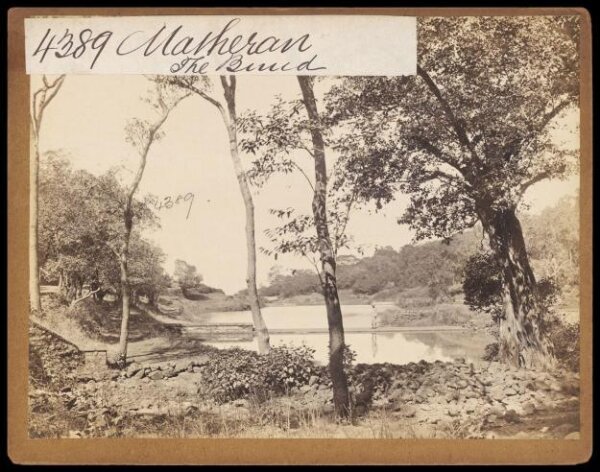 Francis Frith, Matheran.  The Bund