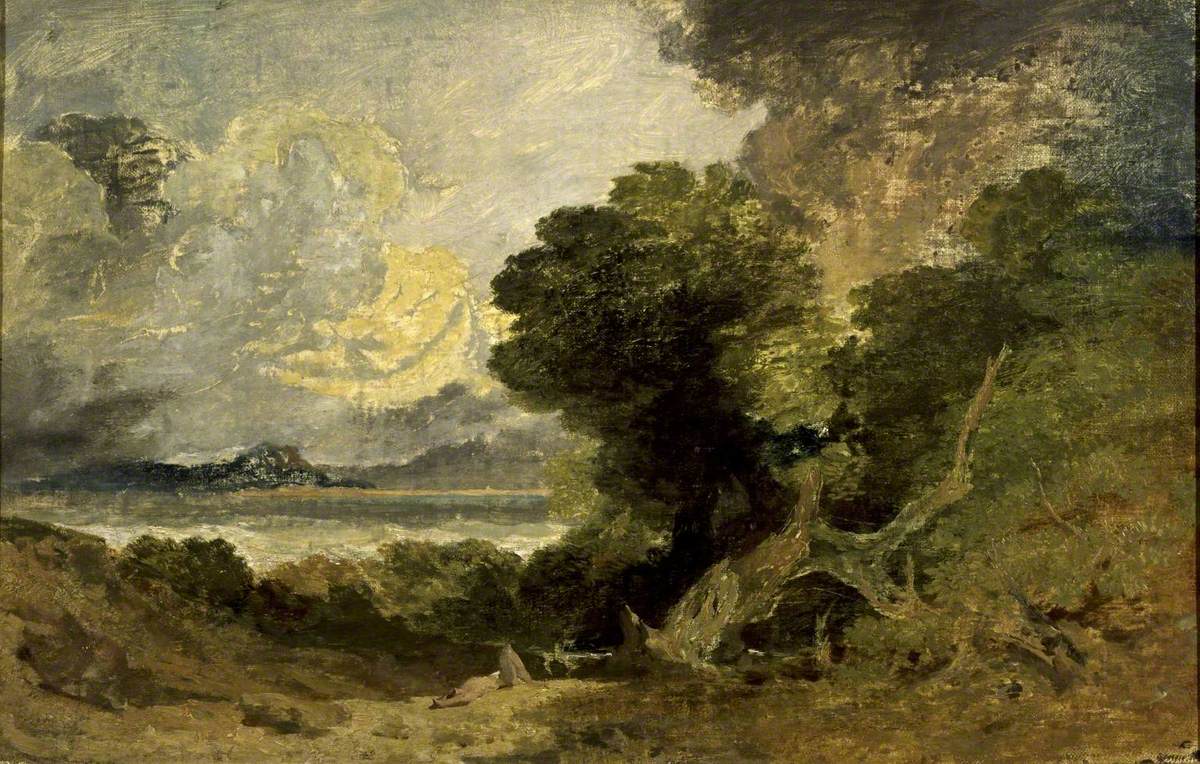J. M. W. Turner, Landscape with Lake and Fallen Tree