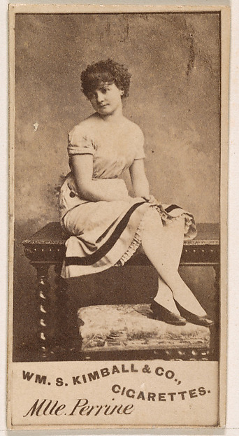 William S. Kimball & Company, Mlle. Perrine, from the Actresses series (N203) issued by Wm. S. Kimball & Co.