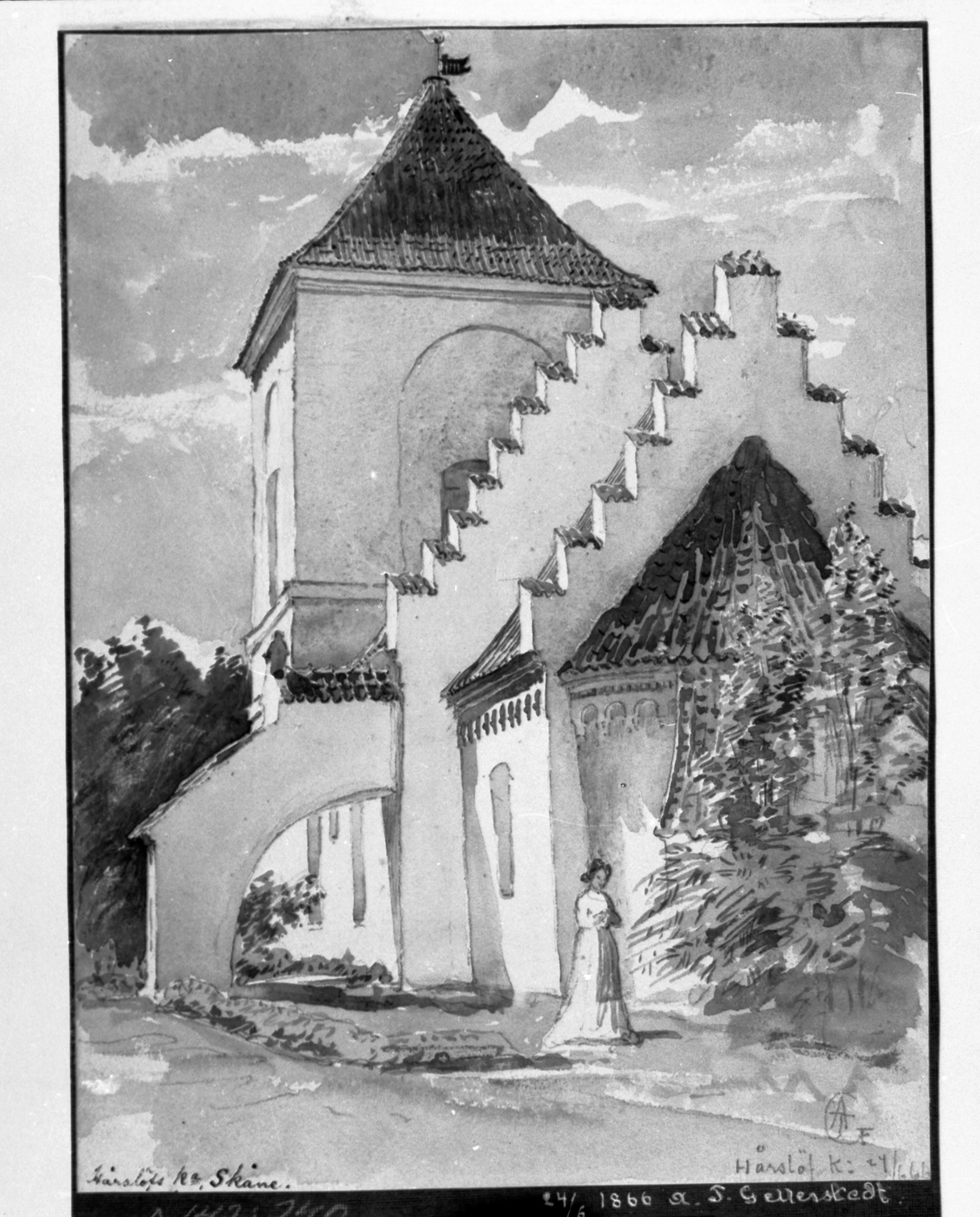 Nils Lagergren, Håslövs kyrka