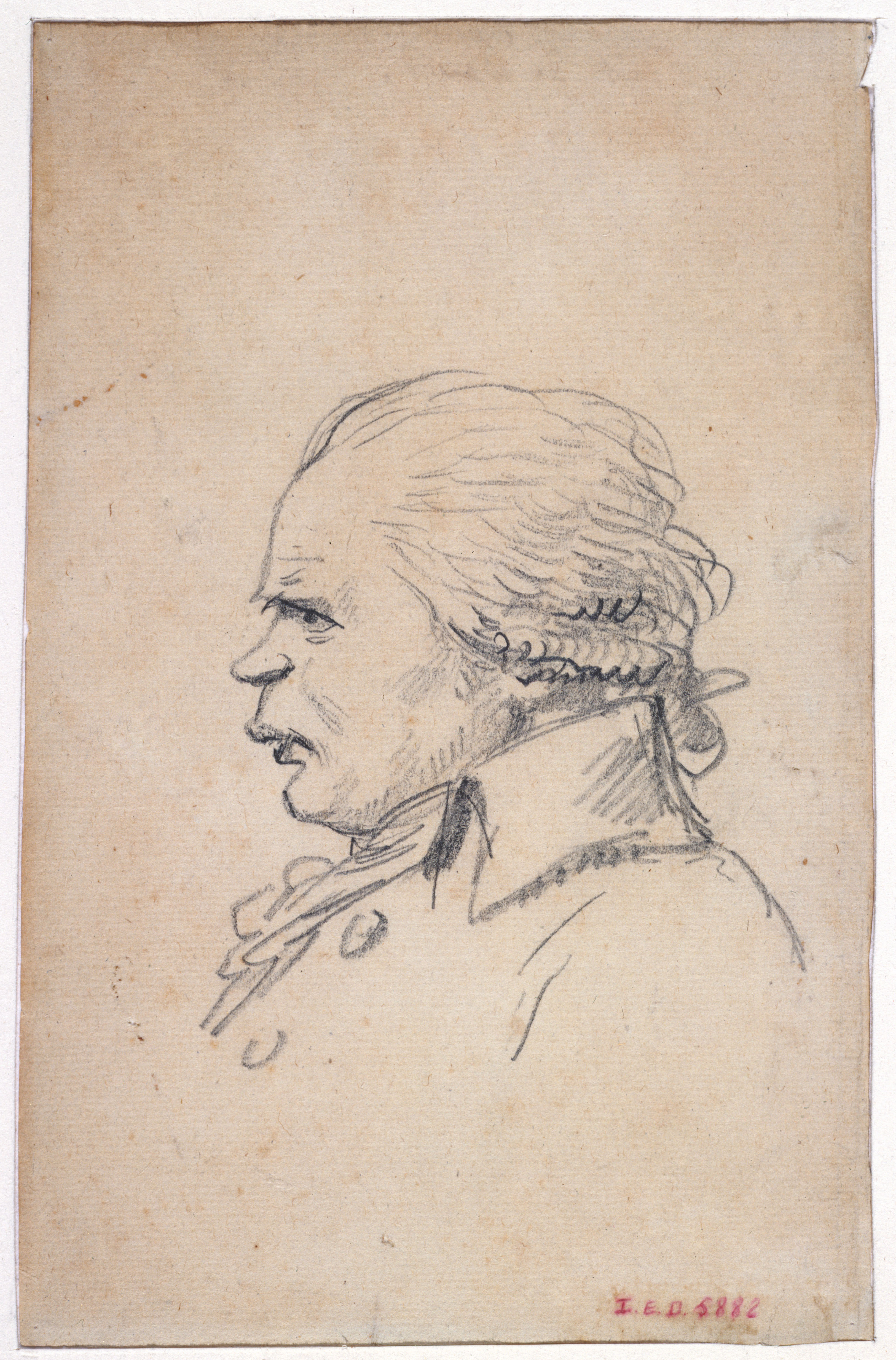 Jacques-Louis David, Portrait-charge de Danton (caricature)