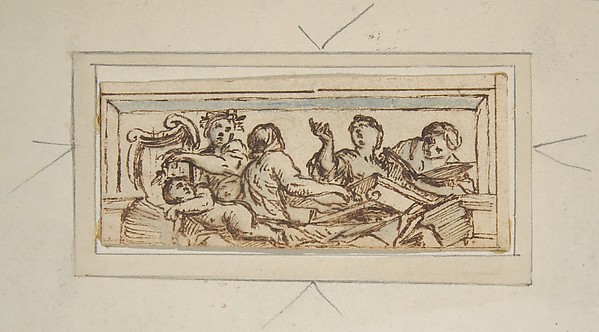 Giovanni Francesco Romanelli, Five Music-Making Figures