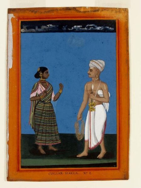 Unknown, A necklace-seller and his wife