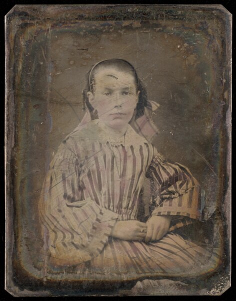 Unknown, [Portrait of a Seated Young Woman]