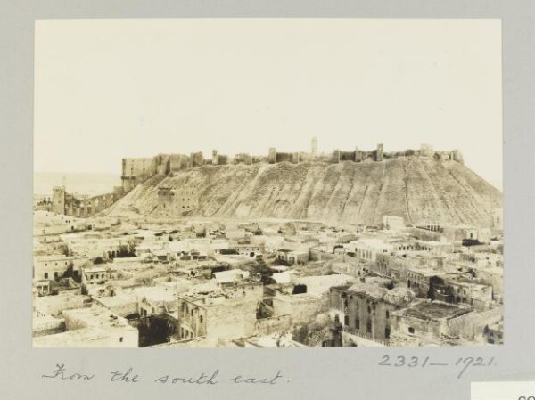 K.A.C. Creswell, Citadel from south-east, Aleppo