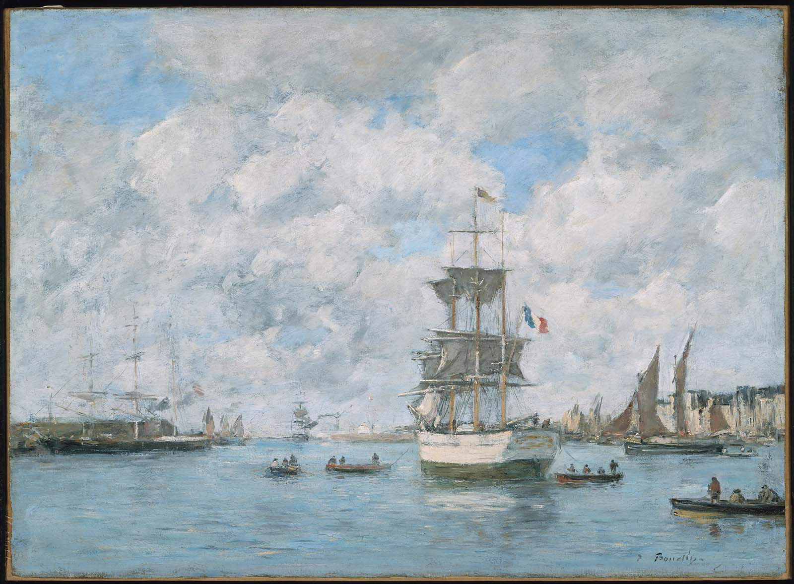 Eugène Louis Boudin, Port of Le Havre