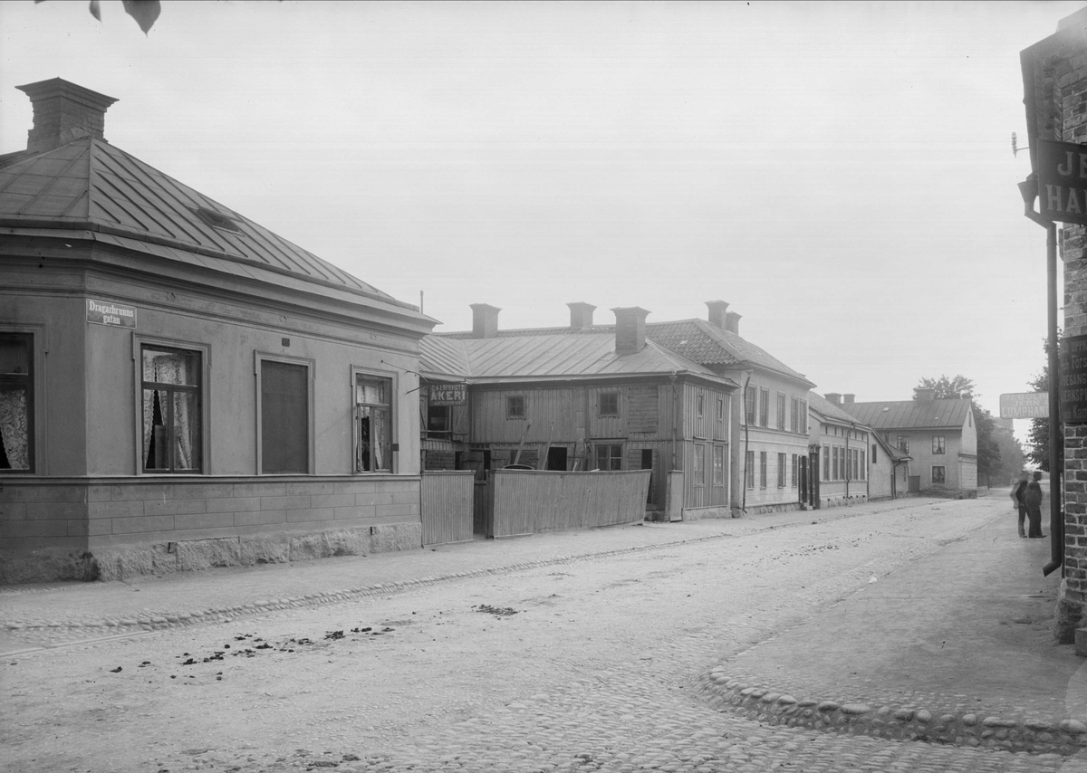 Alfred Dahlgren, The Dragarbrunn Street - VretG, Dragarbrunn, Uppsala 1901 - 1902