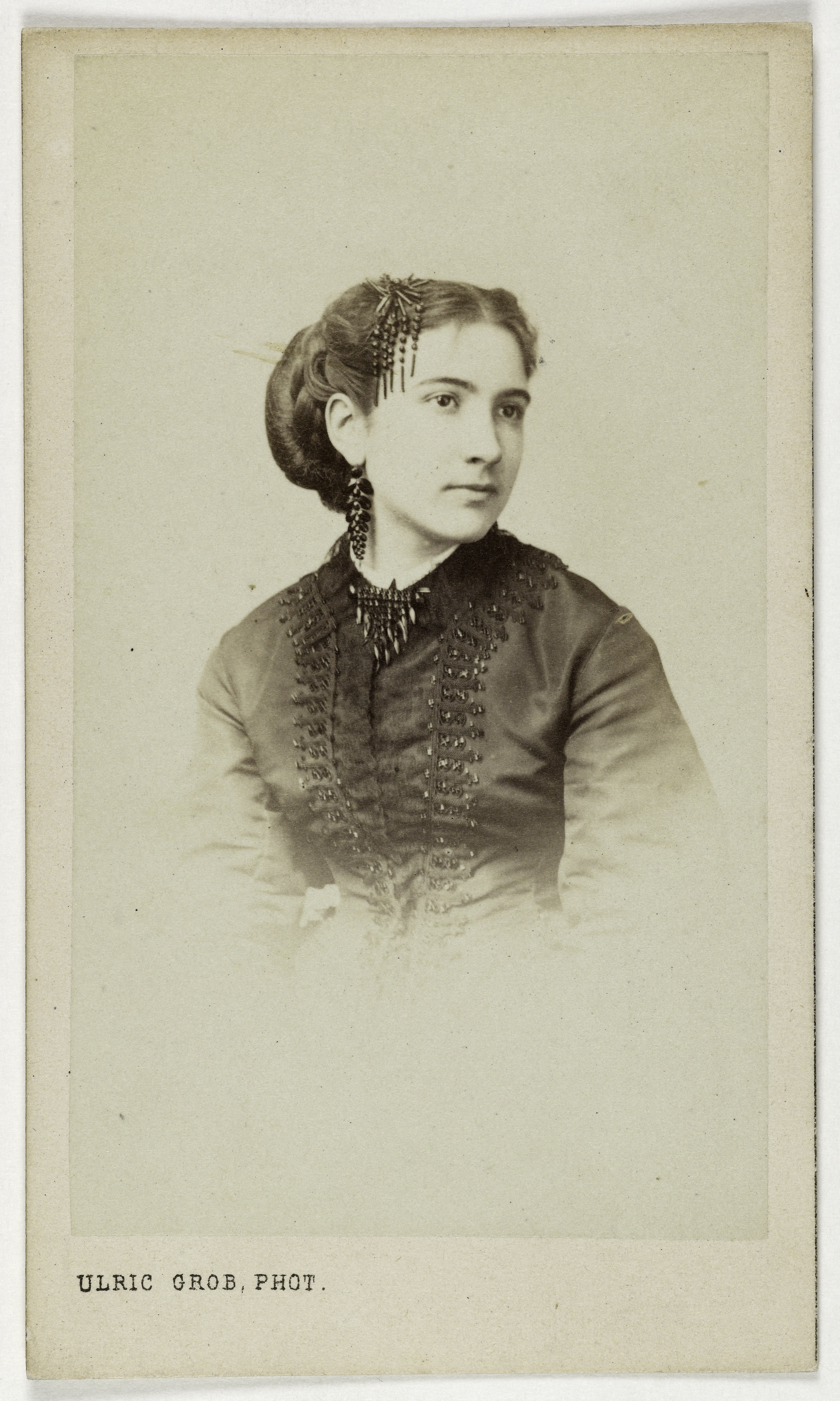Ulric Grob, Portrait de Julia Hache, (actrice au théâtre des Variétés)