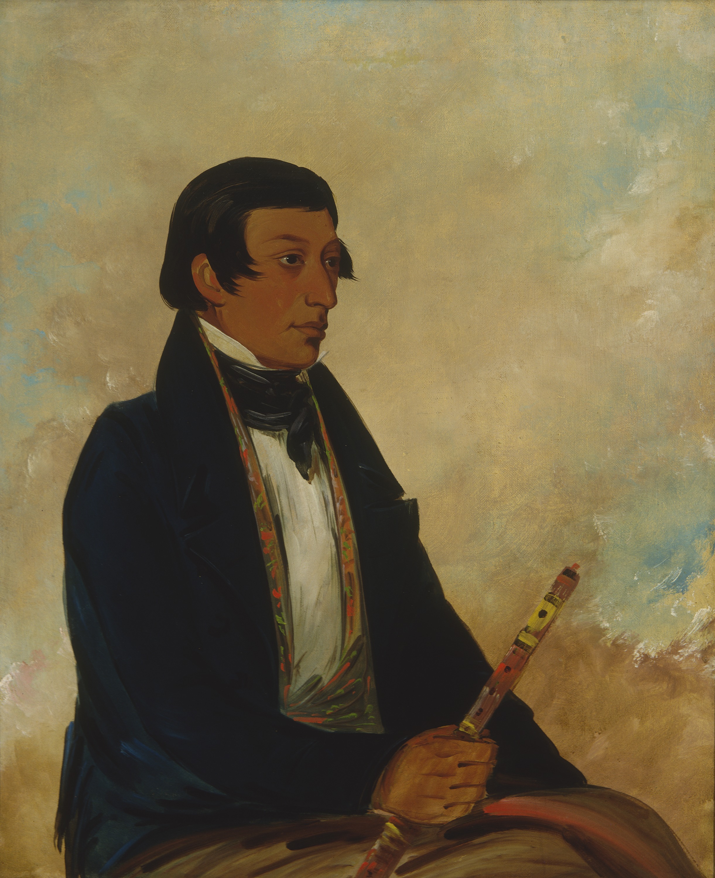 George Catlin, Kee-món-saw, Little Chief, a Chief