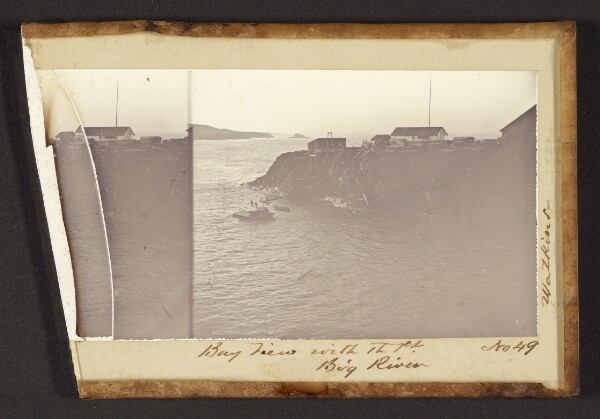 Carleton Watkins, Bay View with the Pt. Big River.