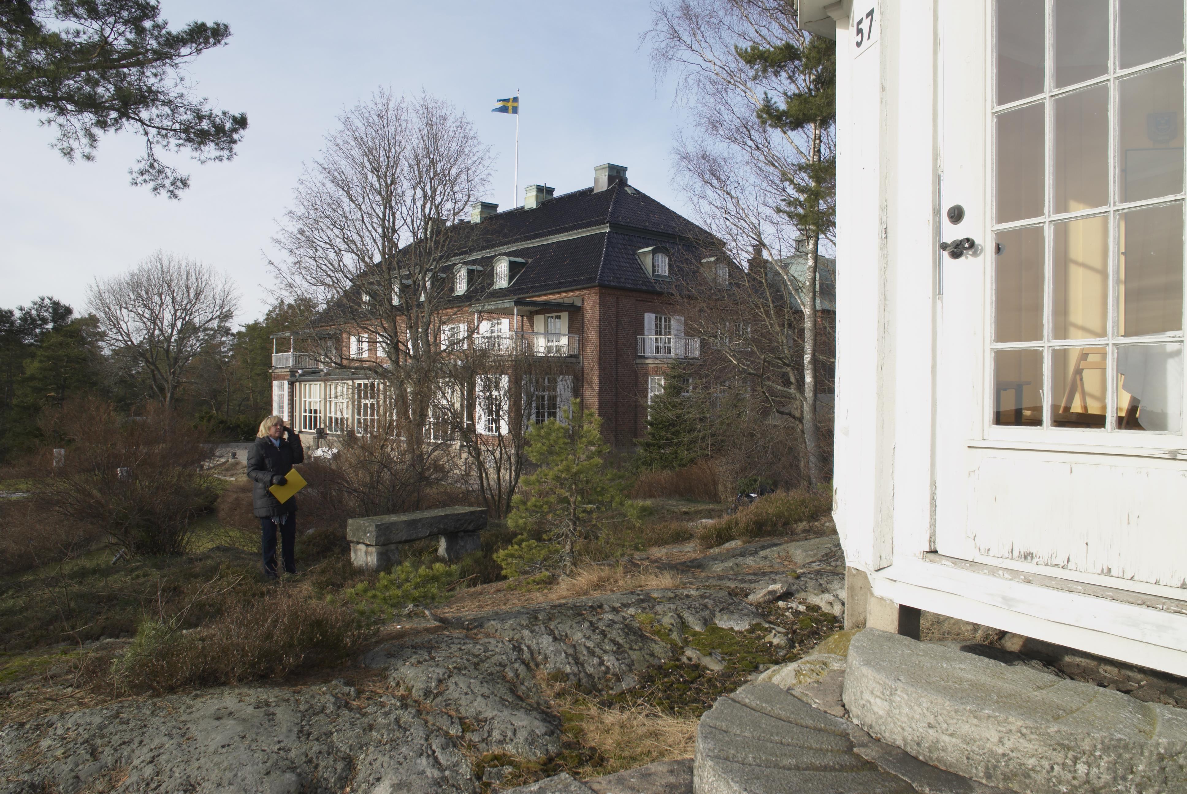 Bengt A Lundberg, Berga slott