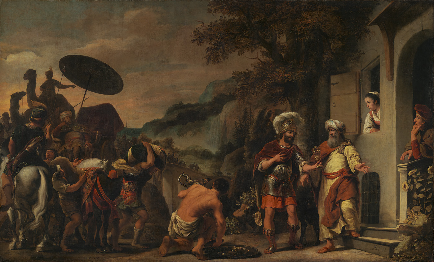 Ferdinand Bol, Elisha refuses the gifts of Naäman