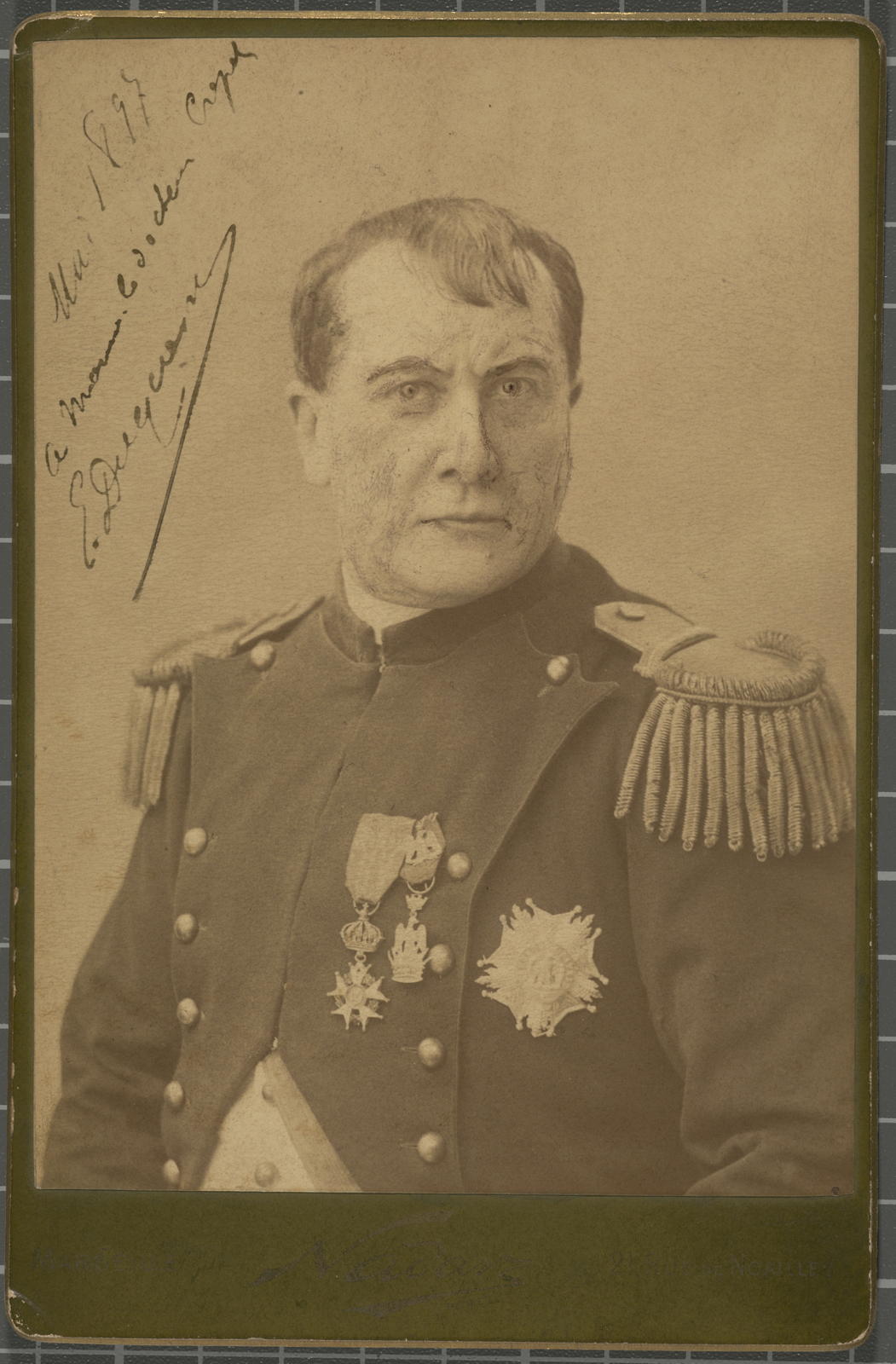 Tournachon, Gaspard Felix, Nadar, Portrait of a military man