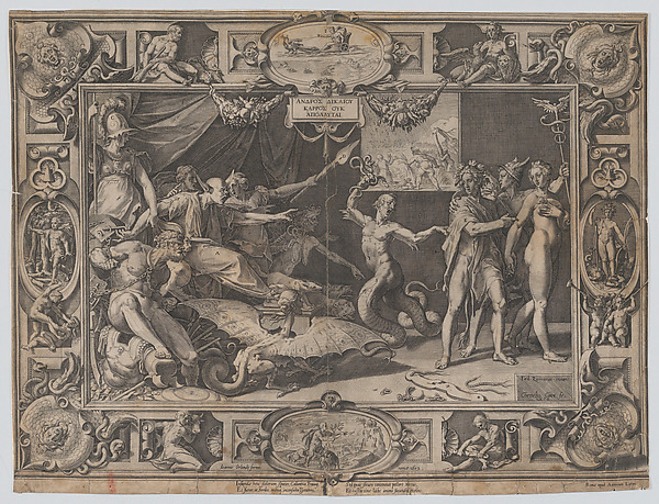Cornelis Cort, The Calumny of Apelles