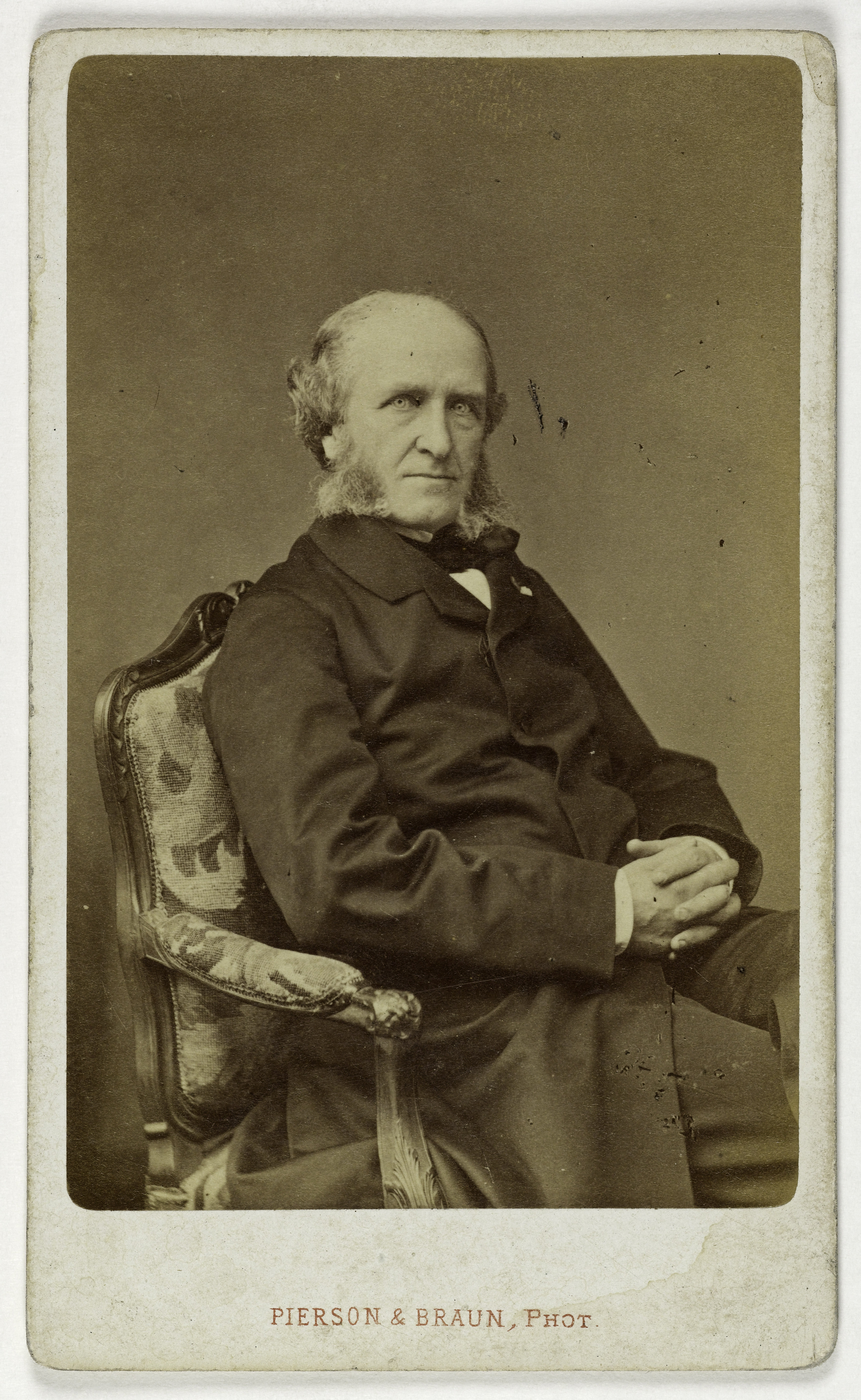 Pierson & Braun Fils, Portrait de Noël Gueneau de Mussy, (1813-1885), (médecin)