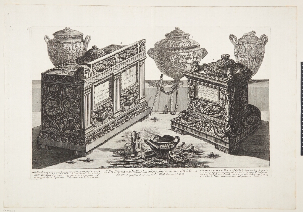 Giovanni Battista Piranesi, Urner og lamper