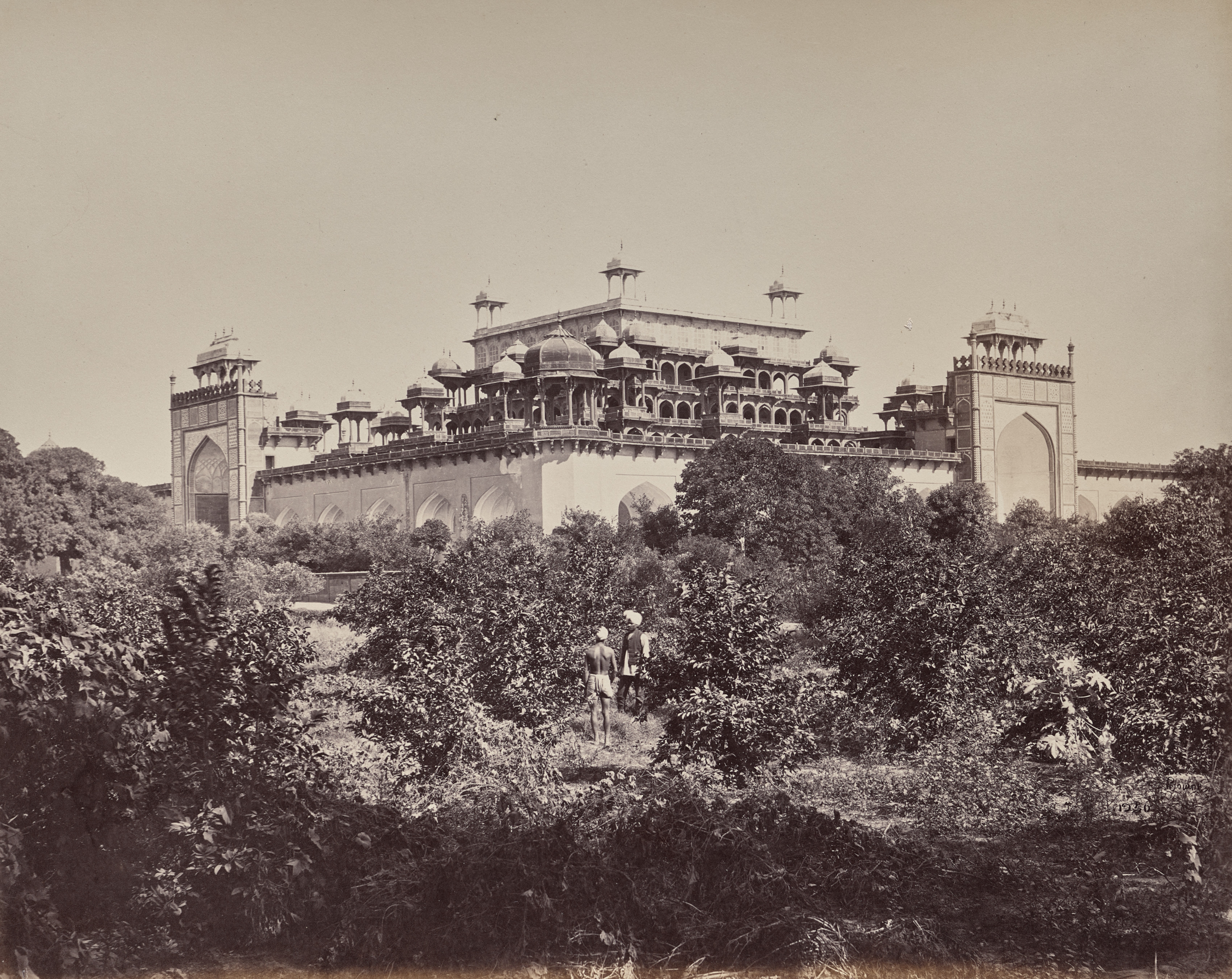 Samuel Bourne, Secundra Near Agra. The Mausoleum of the Emperor Akbar