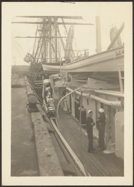 Louis Fleckenstein, [Ship's Deck with Sailors]