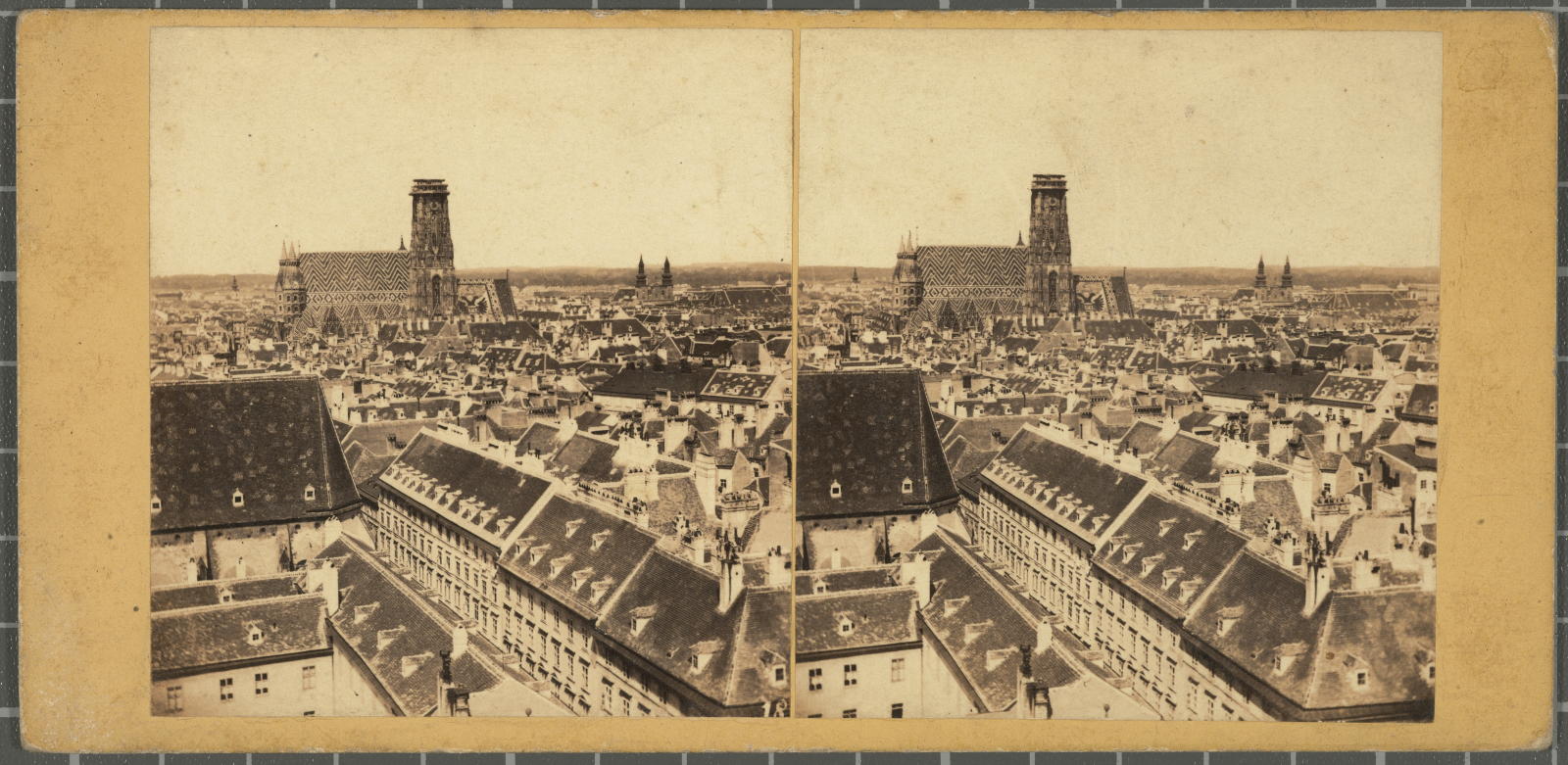 Desconegut, Panorama de Vienne, prise de la tour des Augustins.