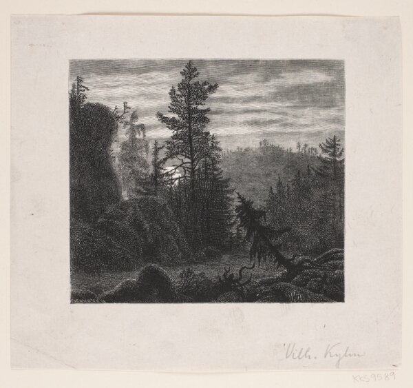 F. Hendriksen, Illustration til et digt af Bjørnson