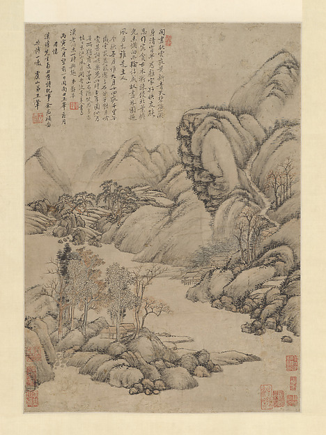 Unidentified artist, Landscape: Eve of Mid-autumn