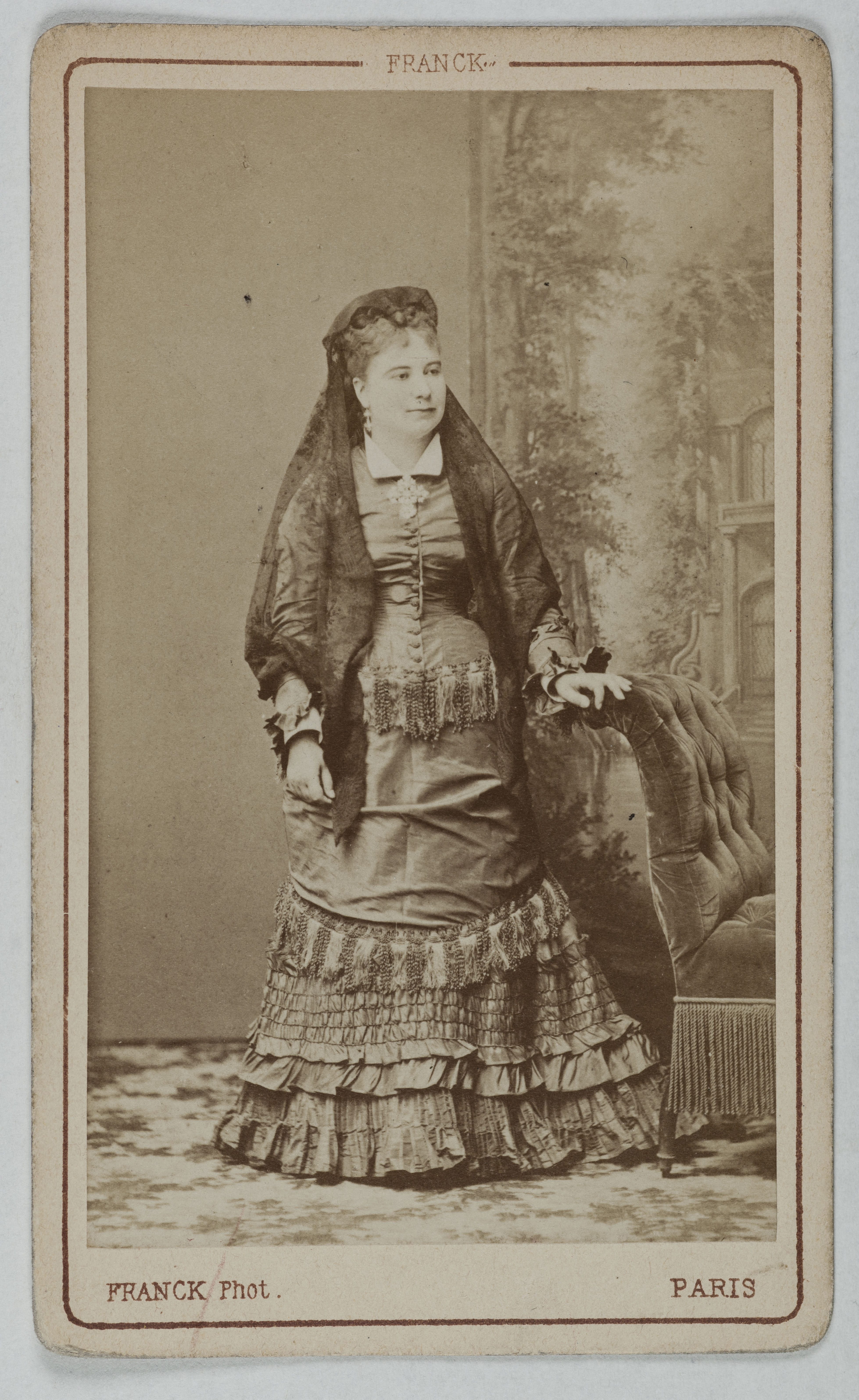 Franck, Portrait de Fursch-Madier (actrice)