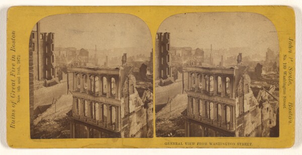John P. Soule, General View From Washington Street. [Boston, Mass.]