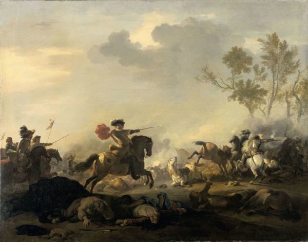 Jan van Huchtenburg, Cavalry Attack
