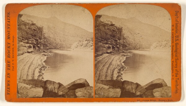 William Henry Jackson, Green River. Brown's Hole.