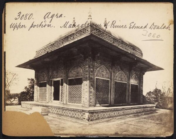Francis Frith, Agra.  Upper Portion.  Mausoleum of Prince Ehmad Doulah