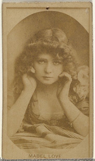 W. Duke, Sons & Co., Mabel Love, from the Actors and Actresses series (N145-8) issued by Duke Sons & Co. to promote Duke Cigarettes