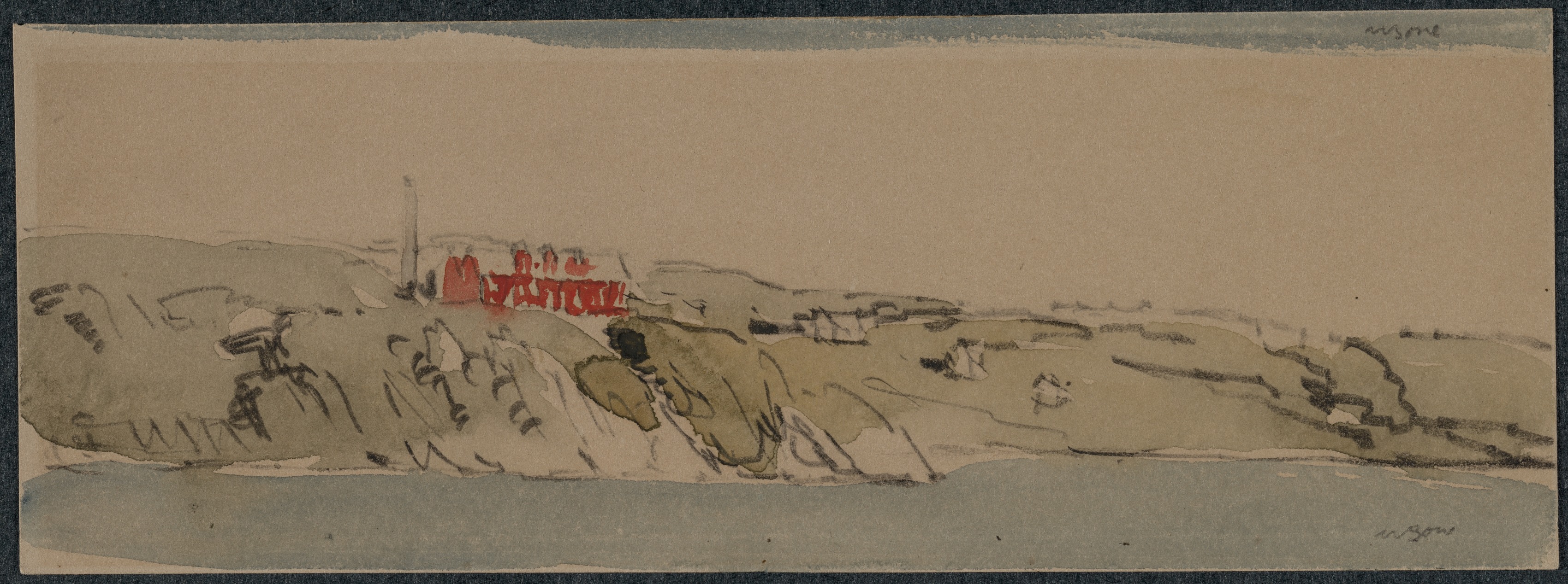 Muirhead Bone, Entering Bergen