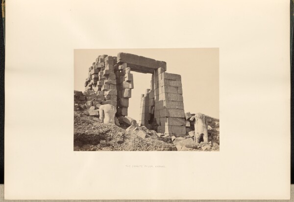 Francis Frith, The Granite Pylon, Karnac