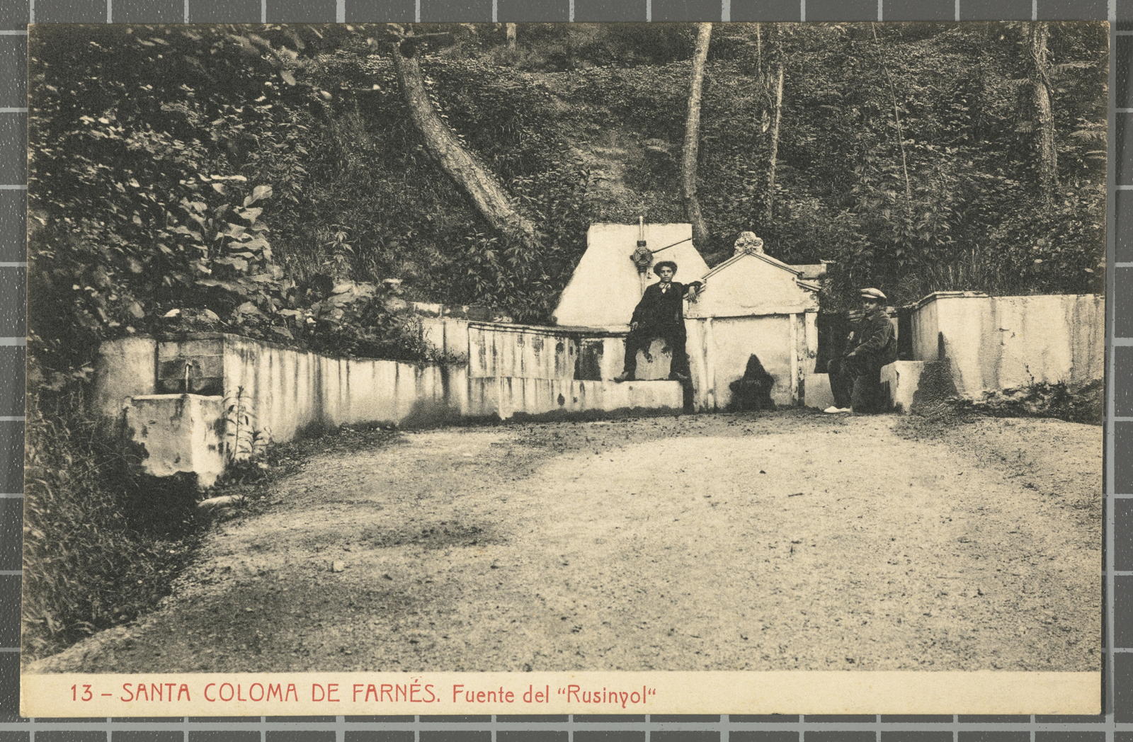 Desconegut, 13 - Santa Coloma de Farnés. Fuente del\ ‘Rusinyol’