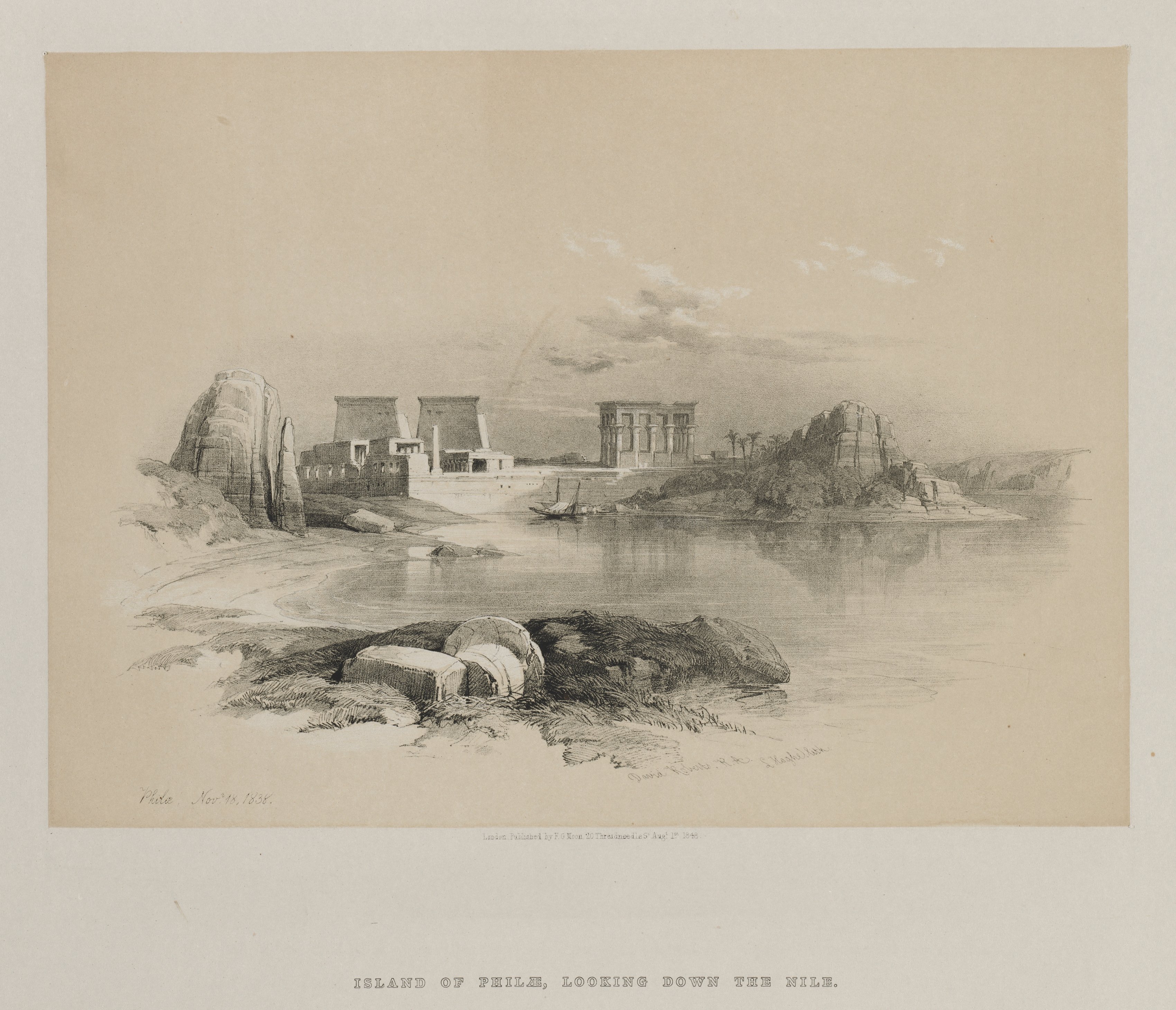 Louis Haghe, Egypt and Nubia, Volume II: Philae
