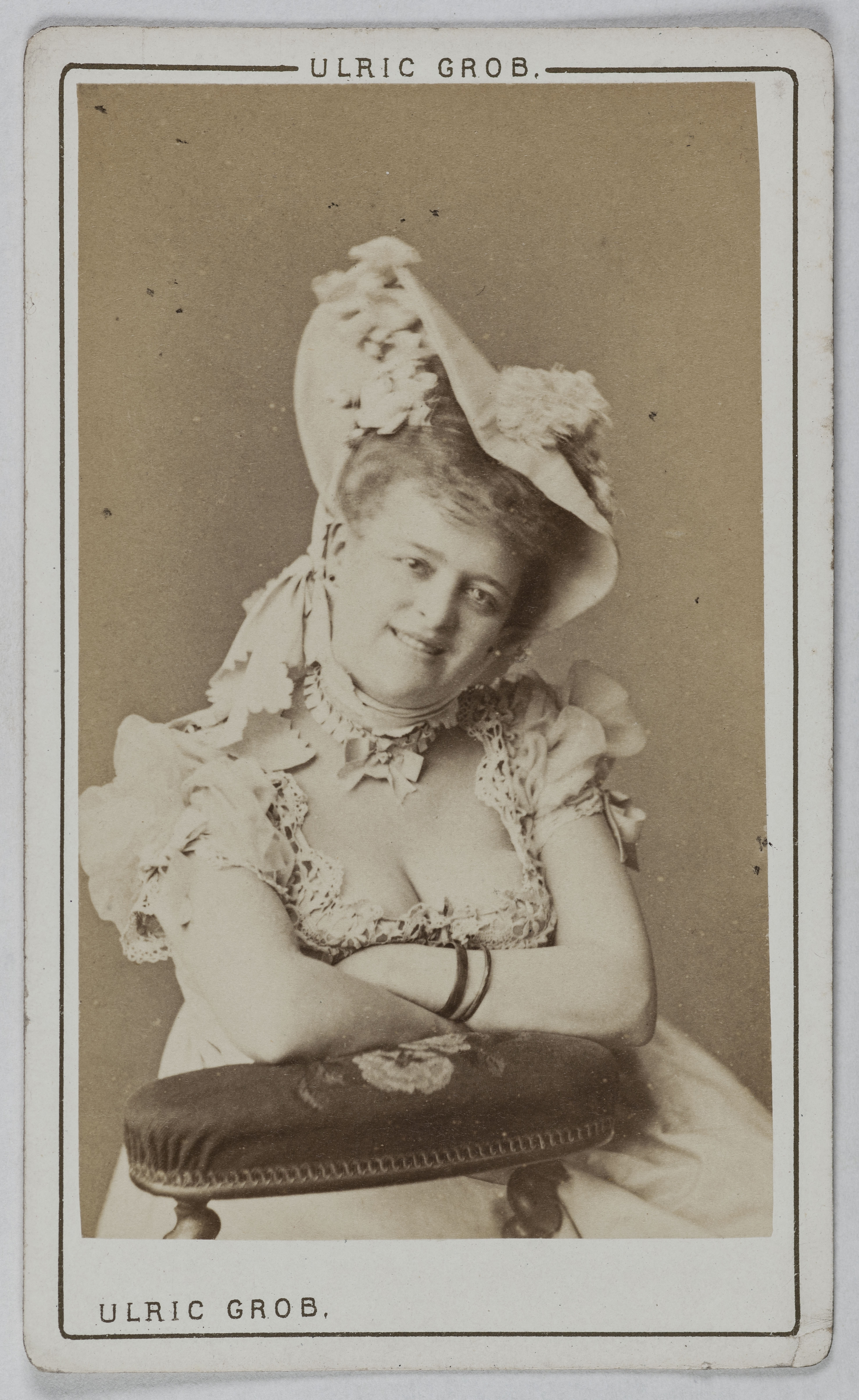 Ulric Grob, Portrait d'Alice Gardes (actrice au théâtre du Château d'eau et de la Renaissance)