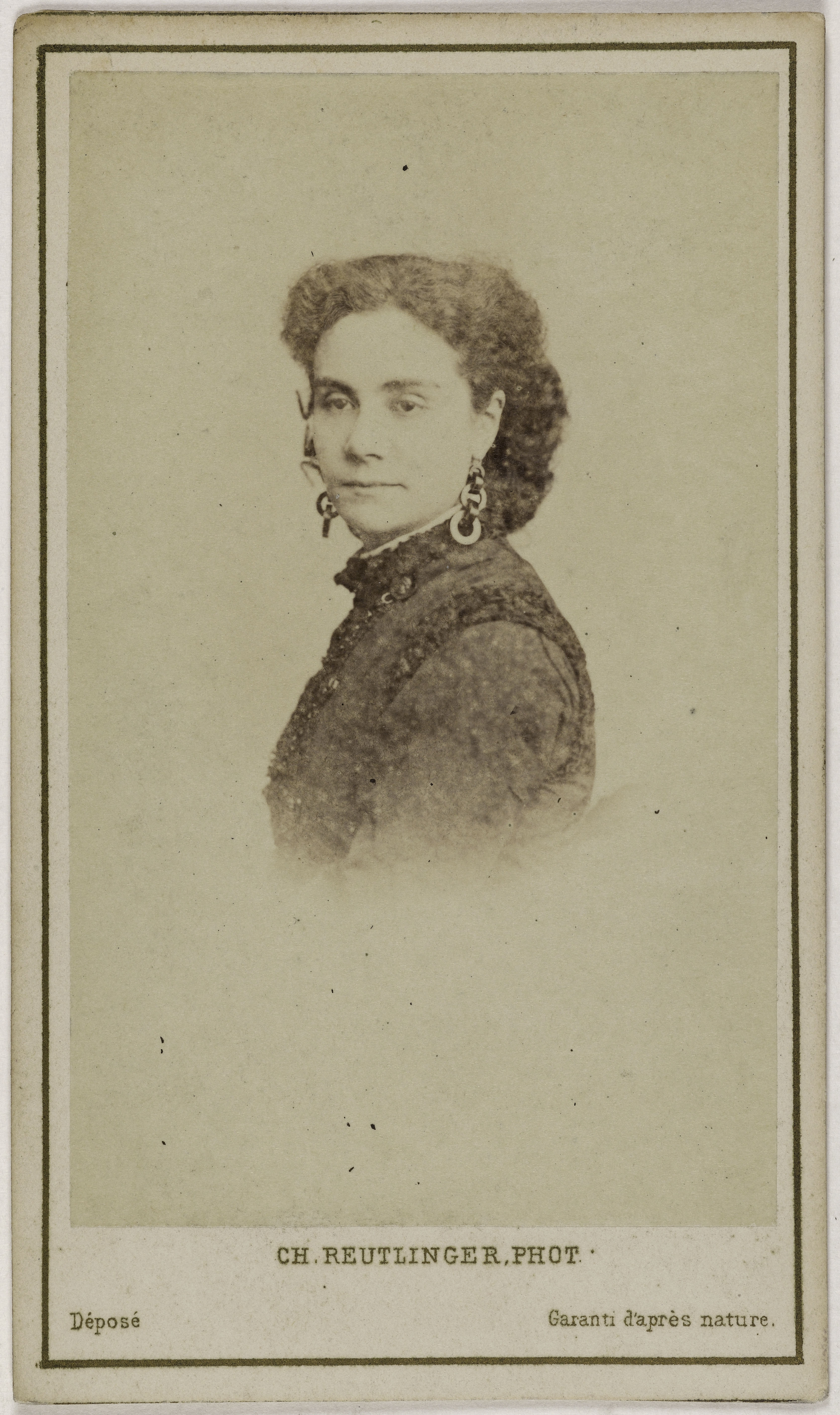 Charles Reutlinger, Portrait de Marie-Anne Daudoird, (Marie-Anne Giraud, dite, 1831-19), (actrice)