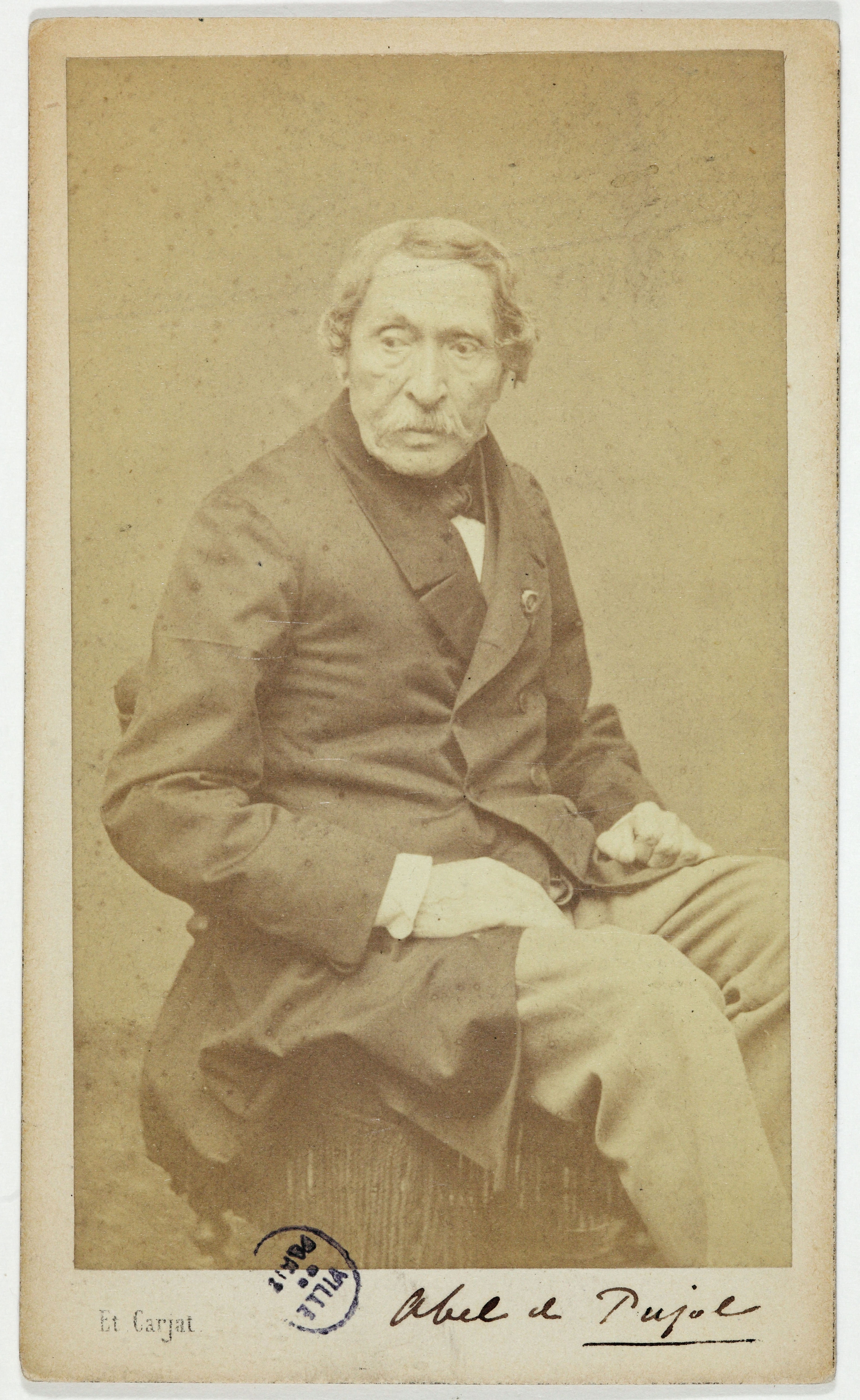 Etienne Carjat, Portrait d'Alexandre Denis Abel de Pujol , (peintre)