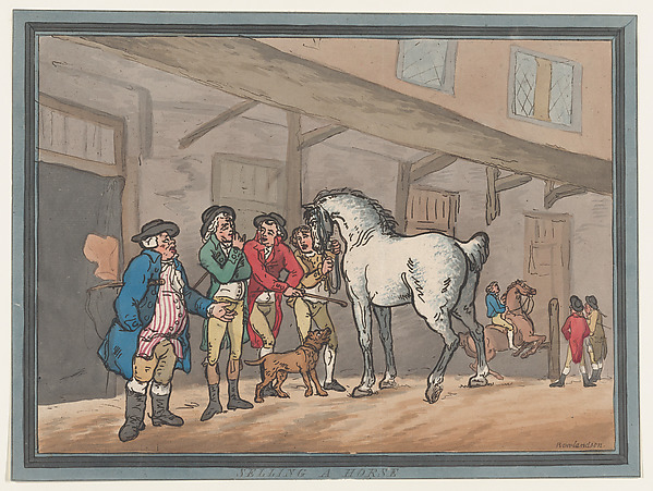 Thomas Rowlandson, Selling a Horse