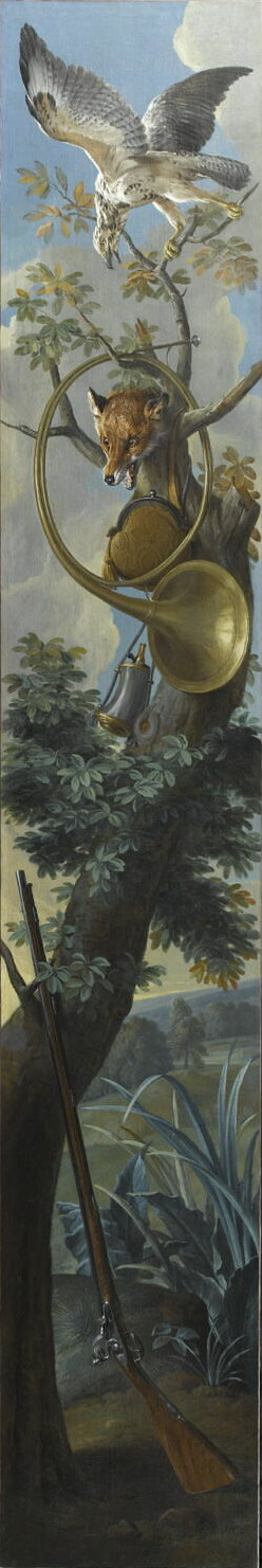 Alexandre-François Desportes, Trophée de chasse à la tête de renard.