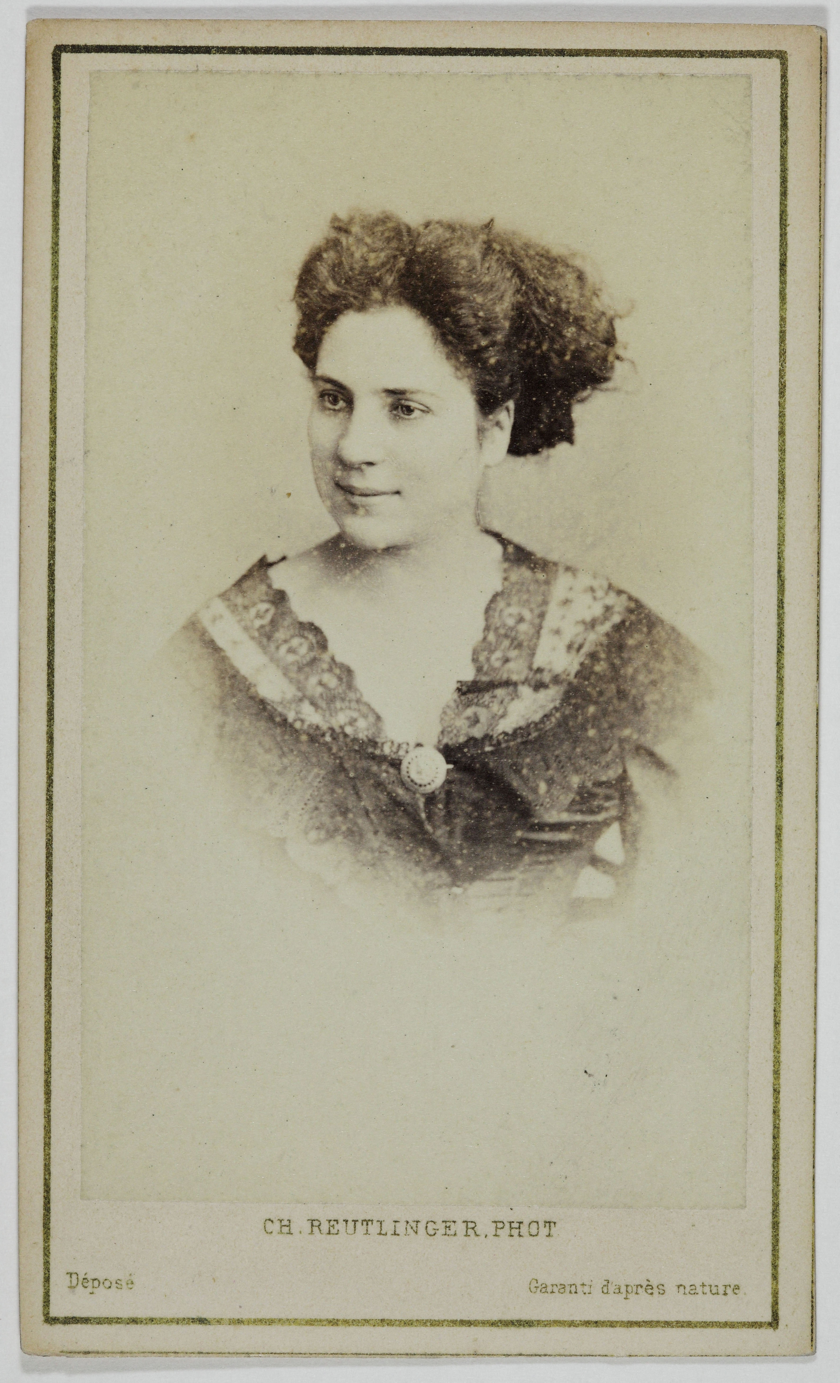 Charles Reutlinger, Portrait d'Agar, (née Marie-Léonie Charvier), (1832-1891), (comédienne)